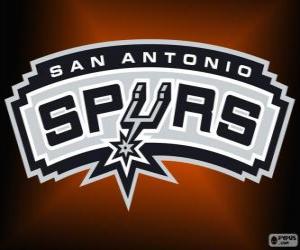 yapboz Logo San Antonio Spurs, NBA takımı. Güneybatı Grubu, Batı Konferansı
